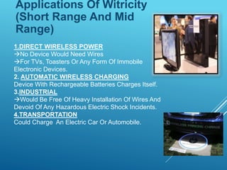 Wireless electricity | PPTX