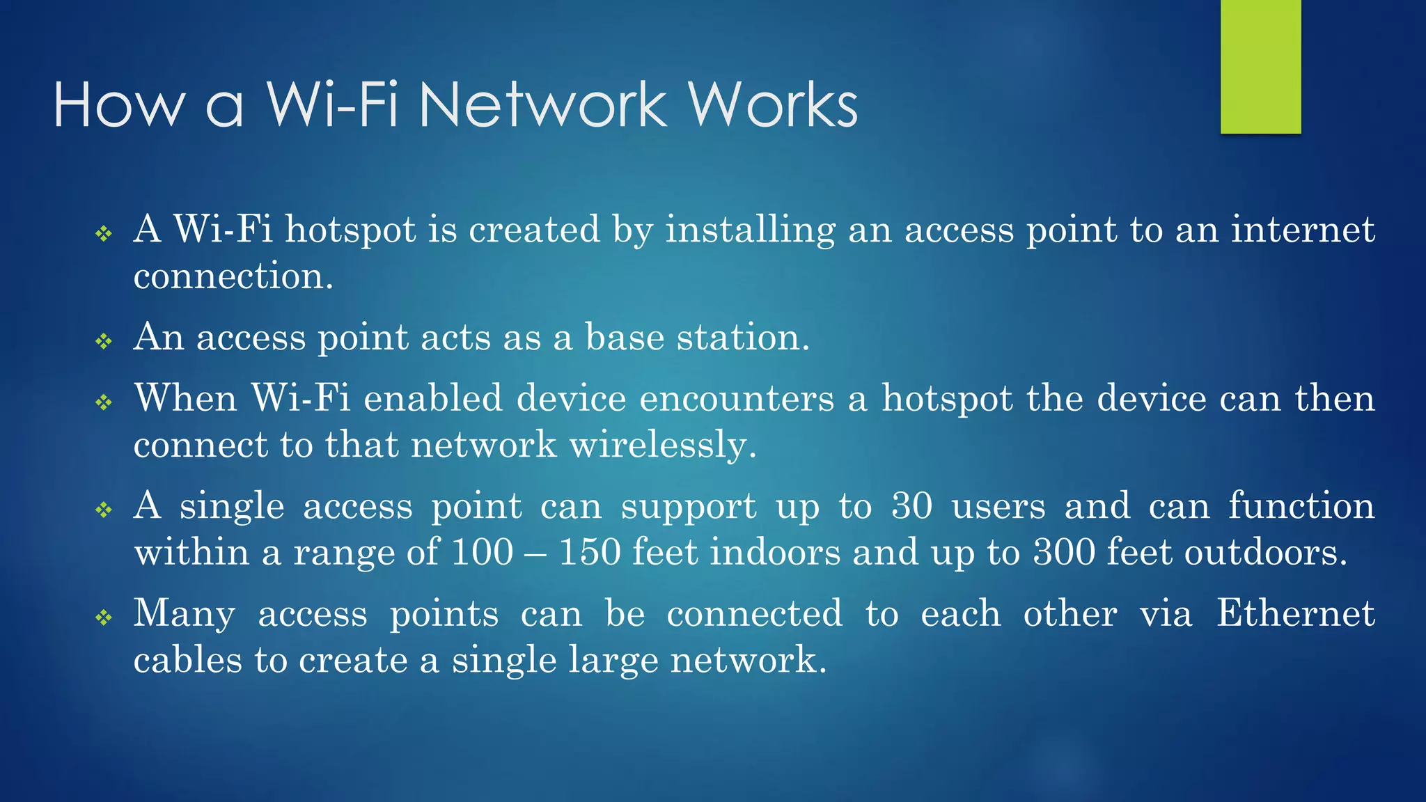 Wireless Fidelity (WiFi) | PDF