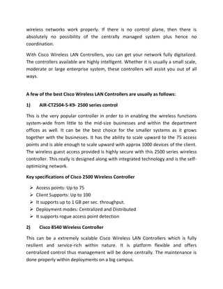 Wireless lan controller | PDF