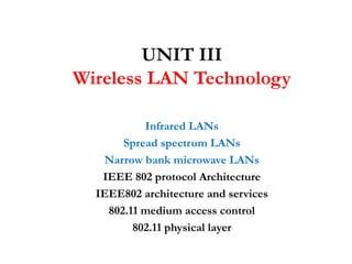 Wireless LAN technology | PPT