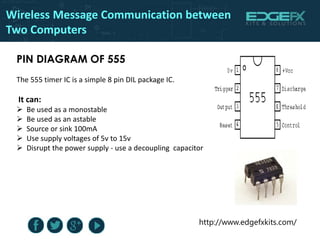 Wireless message communication between two computers | PPTX
