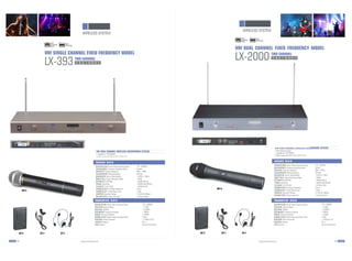 Wireless microphone systems