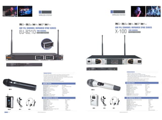 Wireless microphone systems