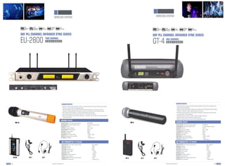 Wireless microphone systems