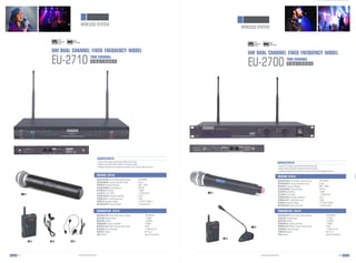 Wireless microphone systems