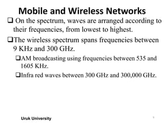 Comprehensive Fundamentals of Wireless and Mobile Networks: Spectrum ...