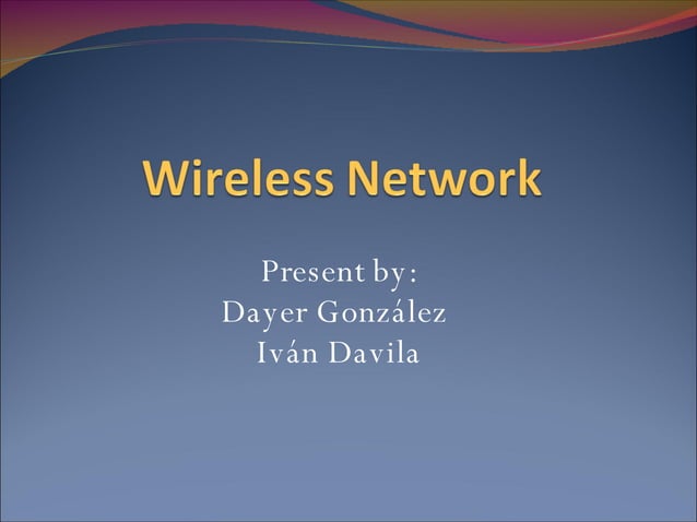 Wireless Network | PPT