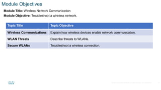 Comprehensive Guide to Wireless Network Communication and Security | PDF