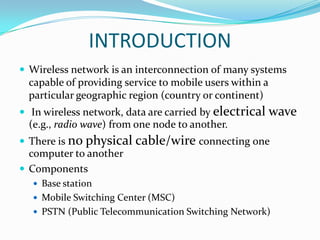 Wireless Networking | PPTX