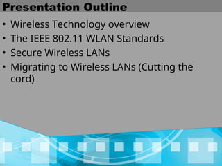 Wireless Networks.ppt- overview of Wireless LANS | PPT