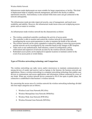 Wireless networks & cellular wireless networks | PDF