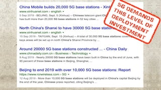 5G
Demands
this level of
deployment


investment
 