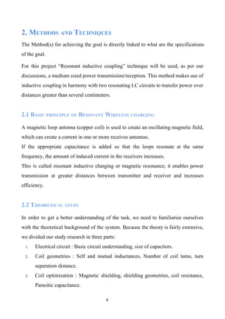 Wireless power transfer by resonant inductive coupling project proposal ...