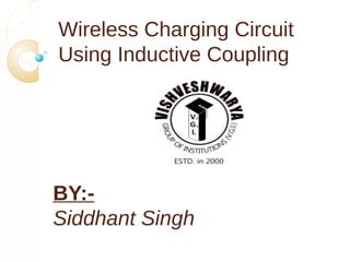 Wireless mobile charging by Inductive Coupling. | PDF