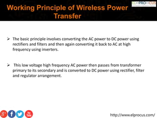 Wireless Power Transmission Using Solar Power System | PPTX