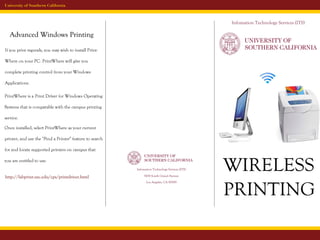 Wireless Printing Handout 