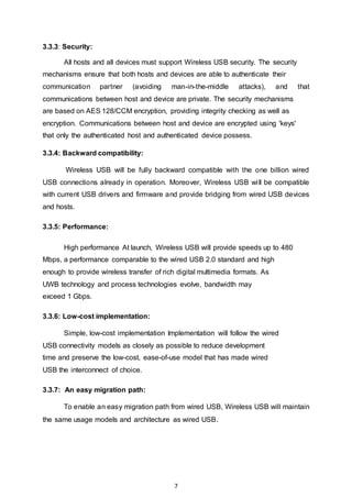 Wireless USB report | DOCX