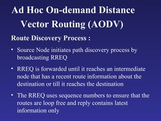 Wireless routing protocols | PPT