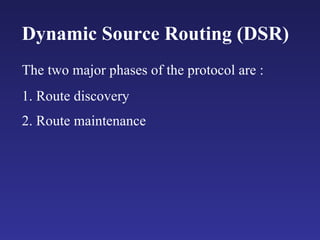 Wireless routing protocols | PPT