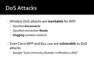 Ad-hoc Bridge to Wired NetworkUsers may bridge wired and Wi-Fi network on their laptops