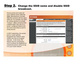 Network Ssid Wireless security | PDF