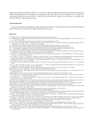 Wireless sensor network applications environment monitoring | PDF