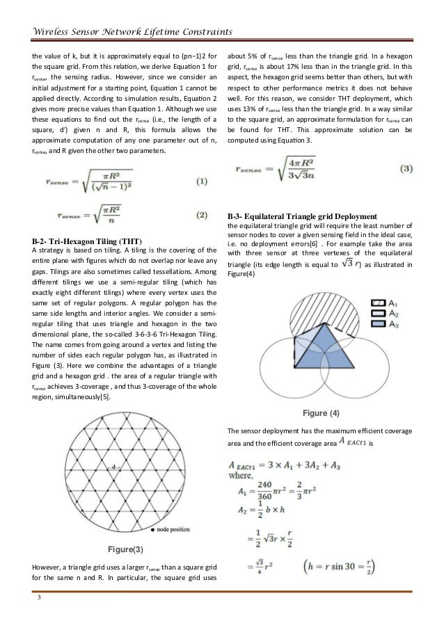 in wsn coverage k Wireless sensor network lifetime constraints