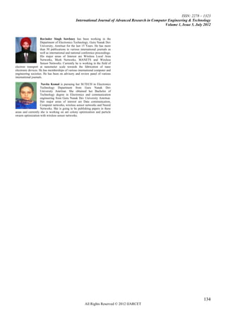 Wireless sensor networks for disaster managment | PDF
