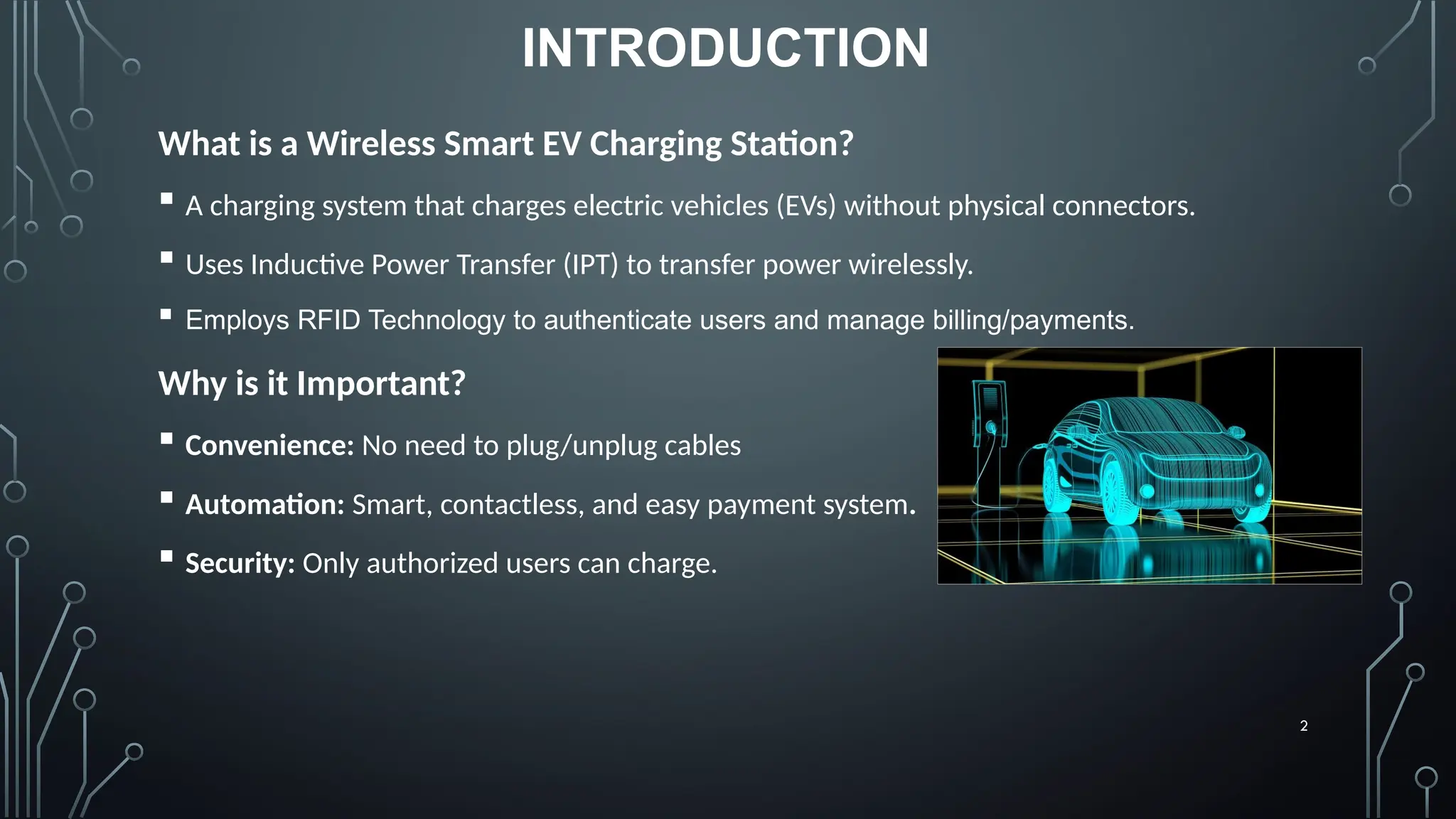 Wireless SMART ELECTRICL Vehicle CHARGING STATION (MAJOR PROJECT).pptx