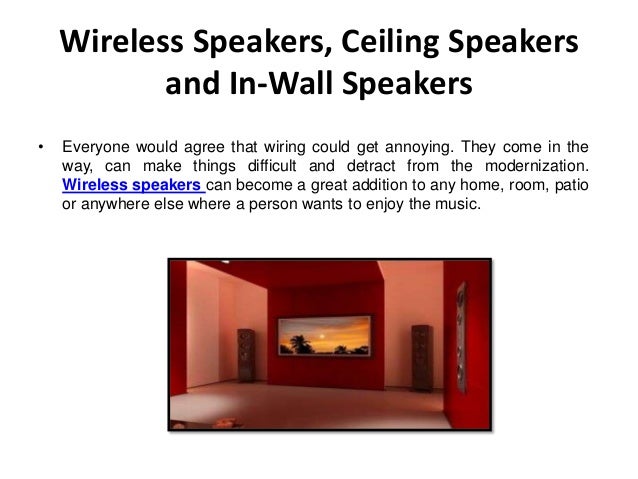 wireless in wall speakers