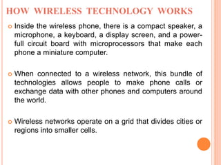 Introduction Wireless Technology | PPTX
