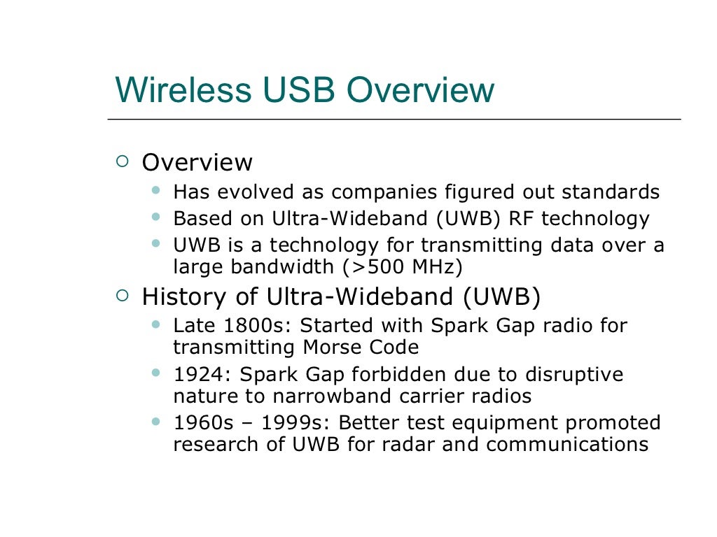 wireless usb presentation ppt