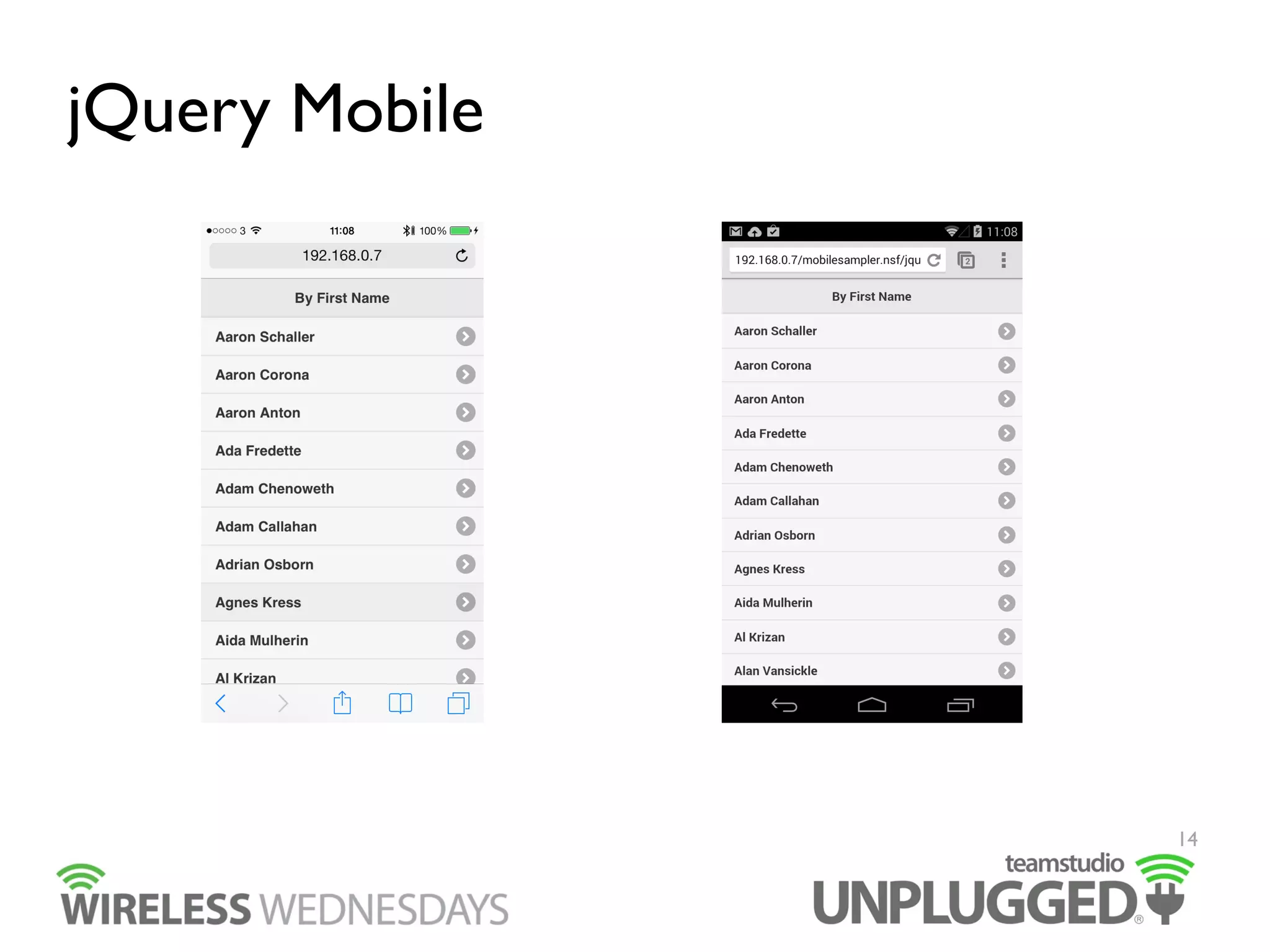 jQuery Mobile

14

 