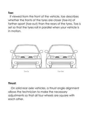 Toe Front Wireless wheel alignment system | PDF
