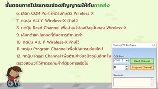 Wireless x channel programming | PPTX