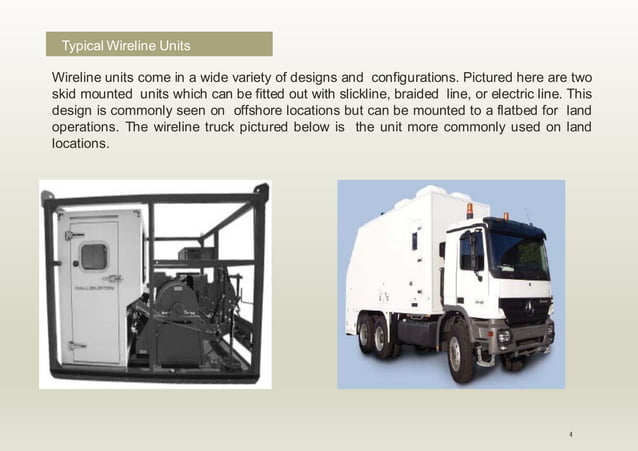 Wire line lecture talks about wireline operations and equipment | PDF