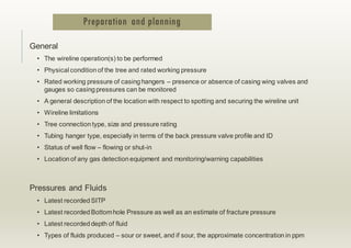 Wire line lecture talks about wireline operations and equipment | PDF