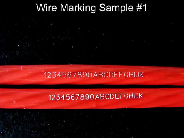 Wire marking | PPT