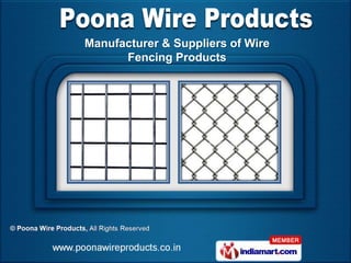 Manufacturer & Suppliers of Wire
      Fencing Products
 