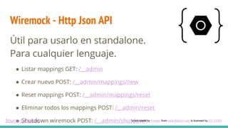 Introducción a Wiremock | PPT image.