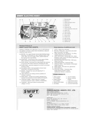 Wire rope hoist | PDF