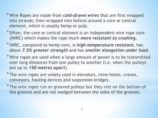 Wire ropes | PDF