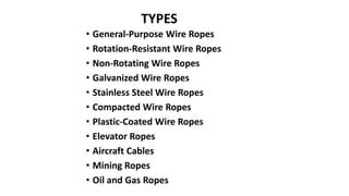 WIRE ROPES AND CHAINS by b tharun kumar malapati.pptx