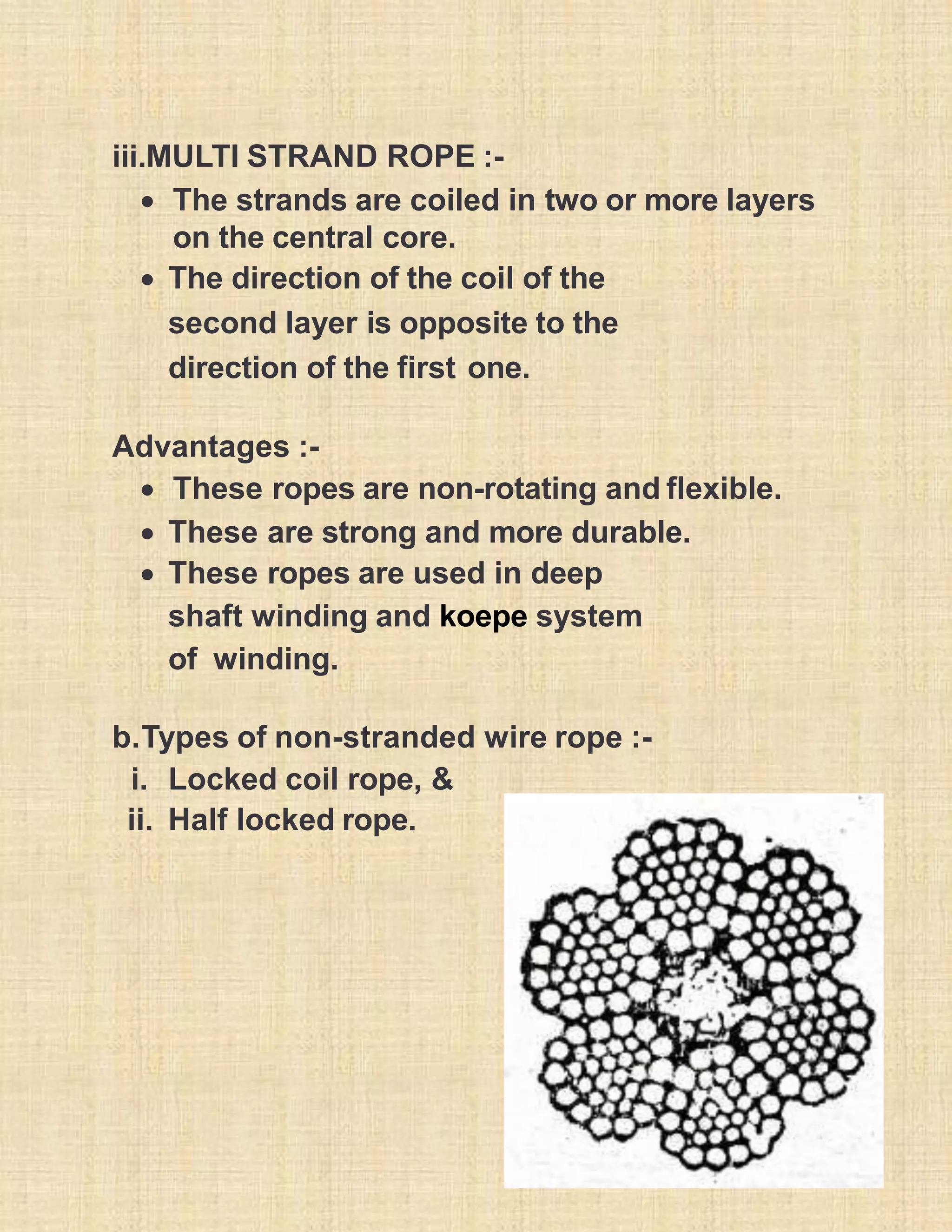 Multiple Wire Rope Wireropes edit | PPTX
