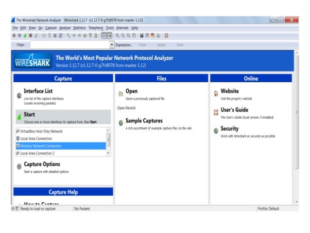 wireshark windows vista