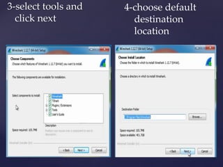 3-select tools and
click next
4-choose default
destination
location
 