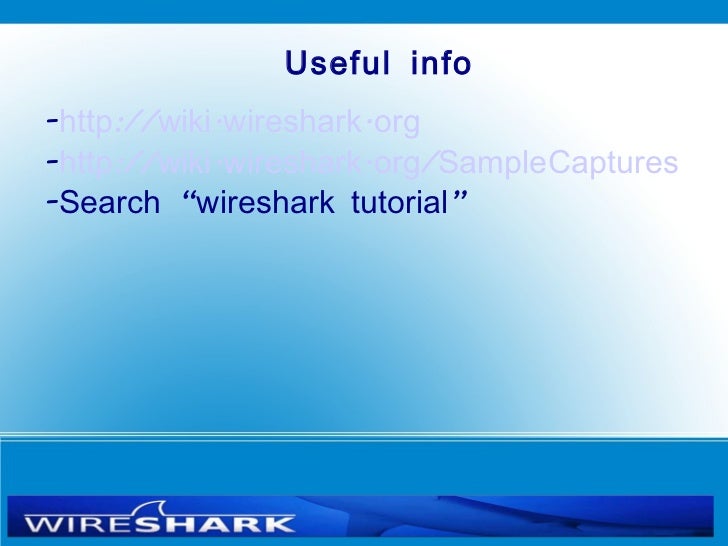 Tutorial Wireshark Ppt | wireshark presentation Tutorial Wireshark Ppt | wireshark presentation