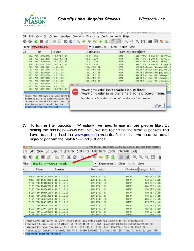 wireshark examples wireshark examples