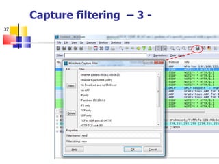 Capture filtering  – 3 - 