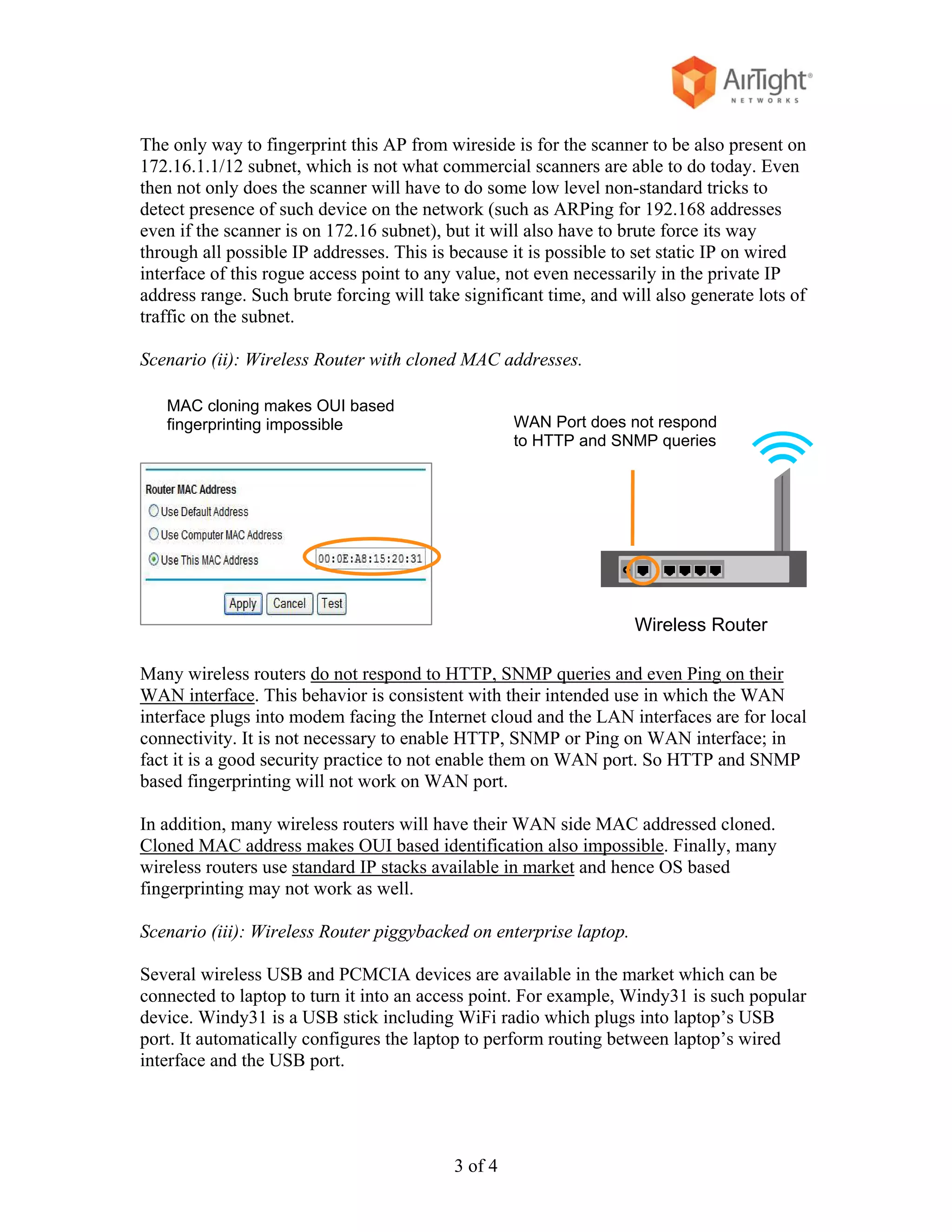 Wireside Only Rogue Access Point Detection | PDF | Computer Networking ...